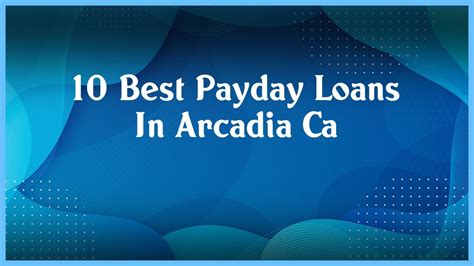 Top Ten Payday Loan